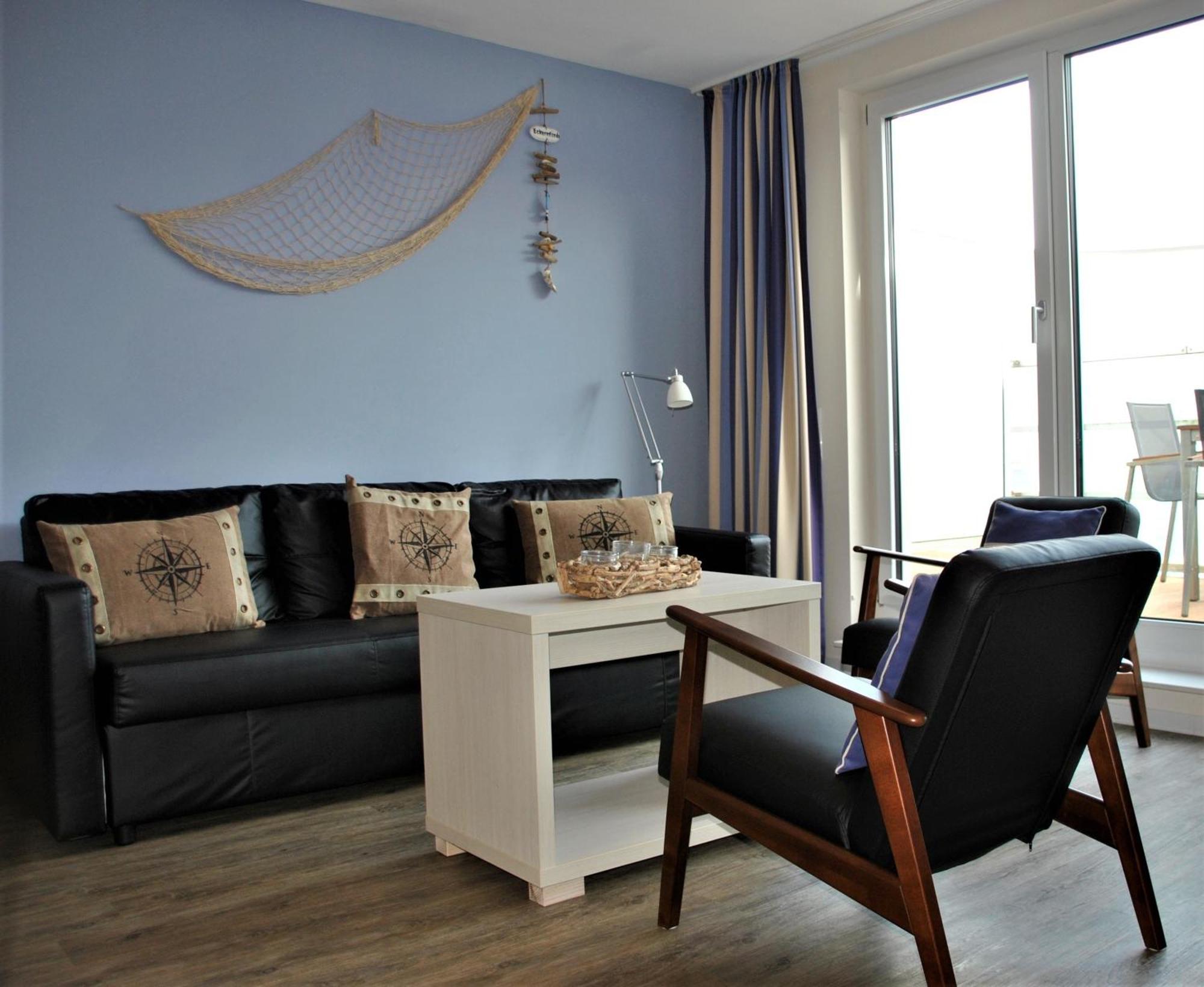Apartment 42 "Segler", Mit Sauna, Blickrichtung Offene See 엑케른포르데 외부 사진